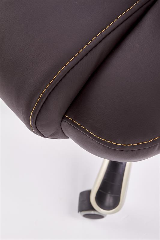 DESMOND kancelárska stolička tmavo hnedá