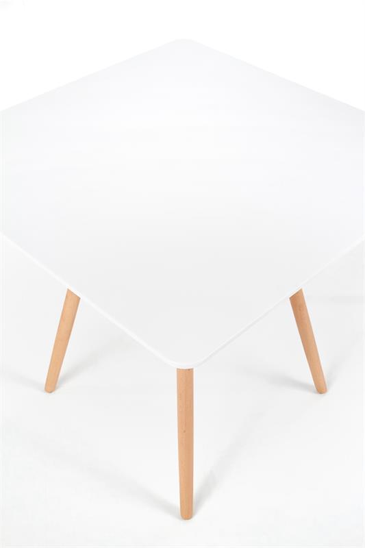 PROMETHEUS štvorcový stôl biely 