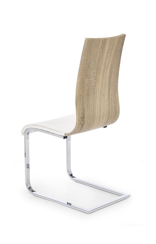 K104 jedálenská stolička biela/sonoma