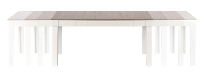 SEWERYN 160/300 cm stôl farba dub sonoma / biely