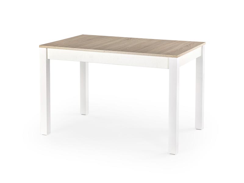 MAURYCY stôl farba dub sonoma / biely