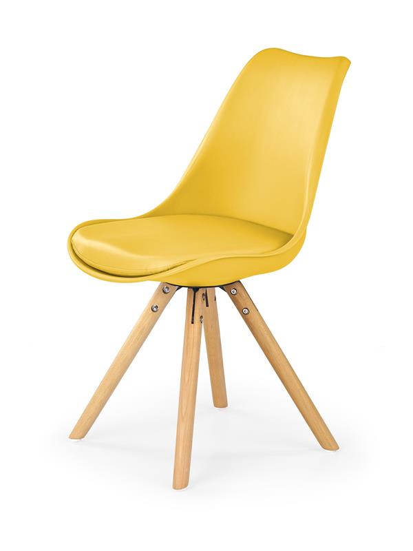 K201 jedálenská stolička žltá