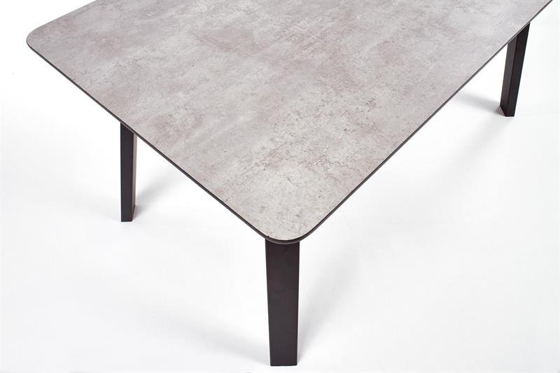 HALIFAX stôl svetlý beton
