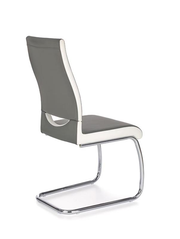 K259 jedálenská stolička, šedá / biela