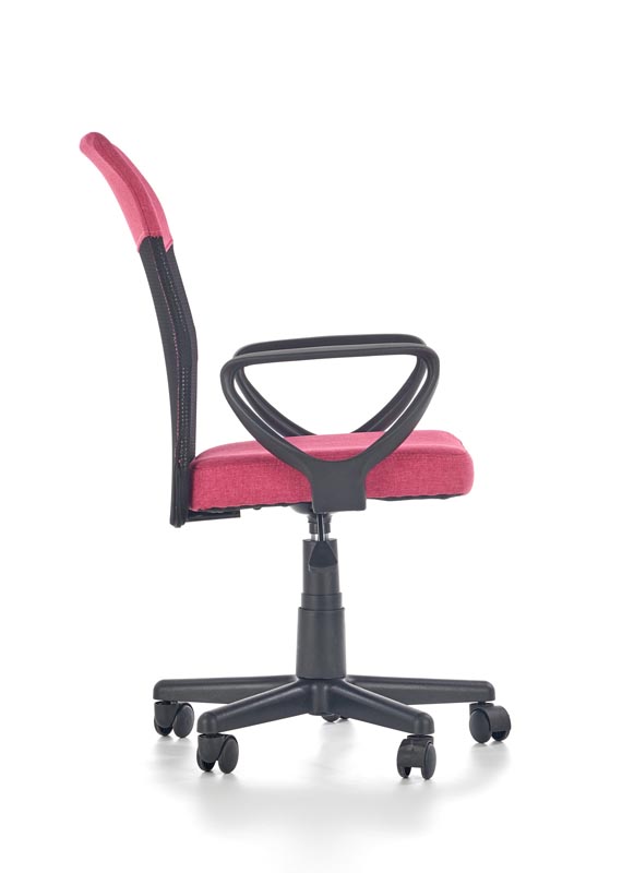 TIMMY kancelárska stolička, ružová / čierna
