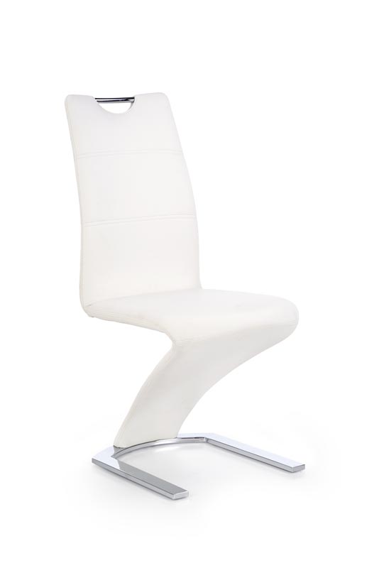 K291 jedálenská stolička, biela