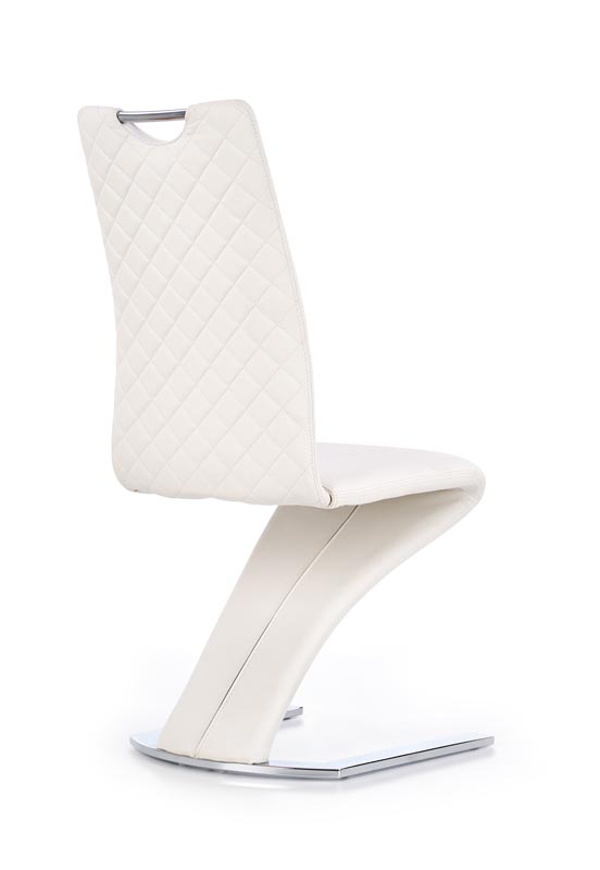 K291 jedálenská stolička, biela
