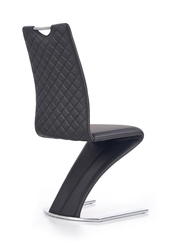 K291 jedálenská stolička, čierna