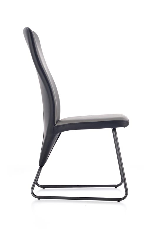 K300 jedálenská stolička, čierna / šedá