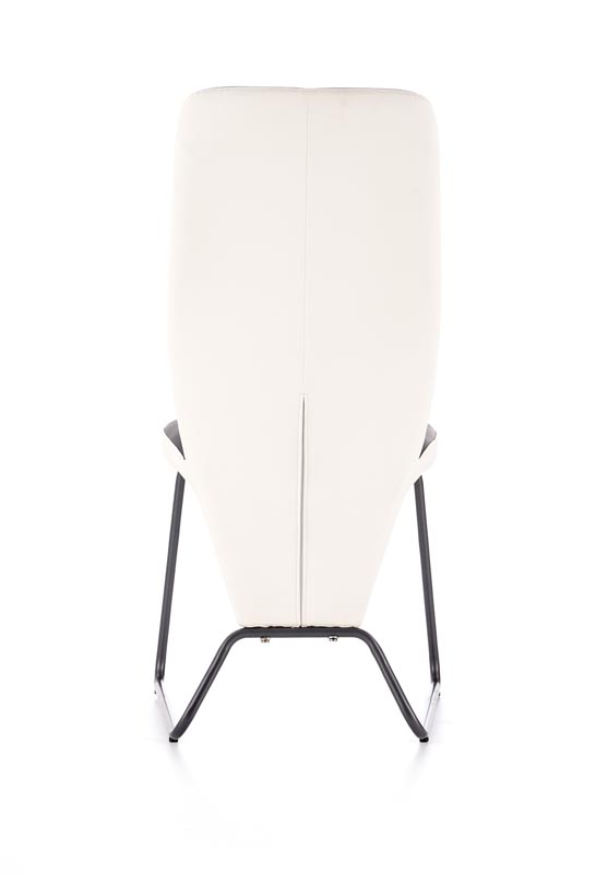 K300 jedálenská stolička, biela / čierna