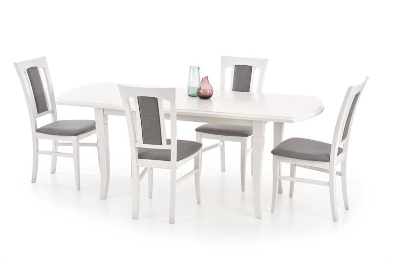 FRYDERYK 160/200 cm rozkladací stôl biela