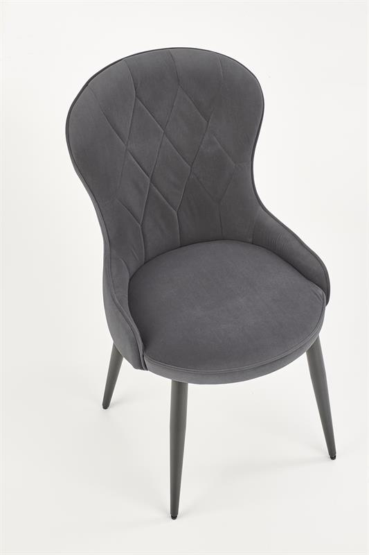 K366 jedálenská stolička šedá