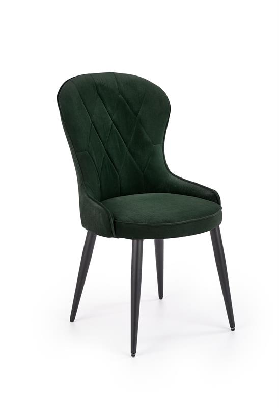 K366 jedálenská stolička tmavo zelená
