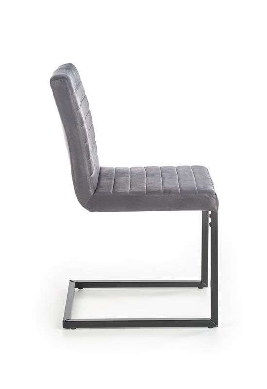 K376 jedálenská stolička tmavo šedá