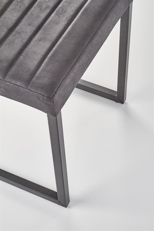 K376 jedálenská stolička tmavo šedá