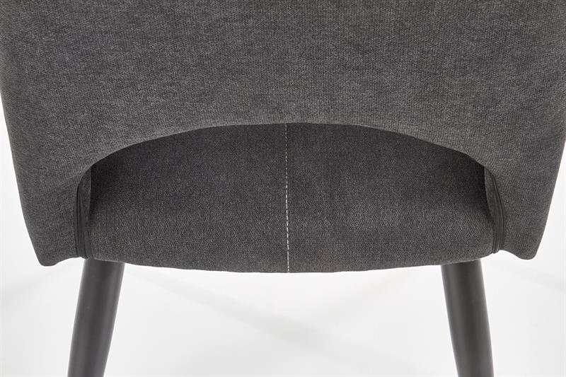 K369 jedálenská stolička tmavo šedá