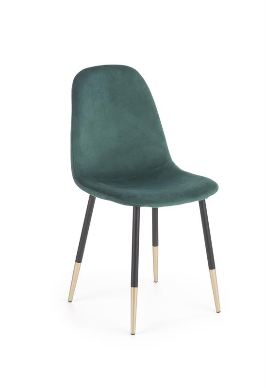 K379 stolička tmavo zelená