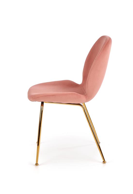 K381 jedálenská stolička ružová / zlatá