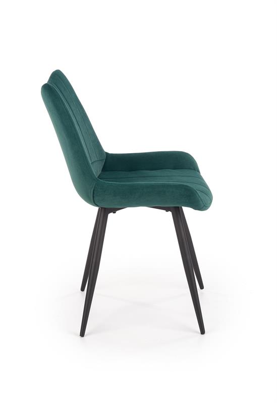 K388 stolička tmavo zelená