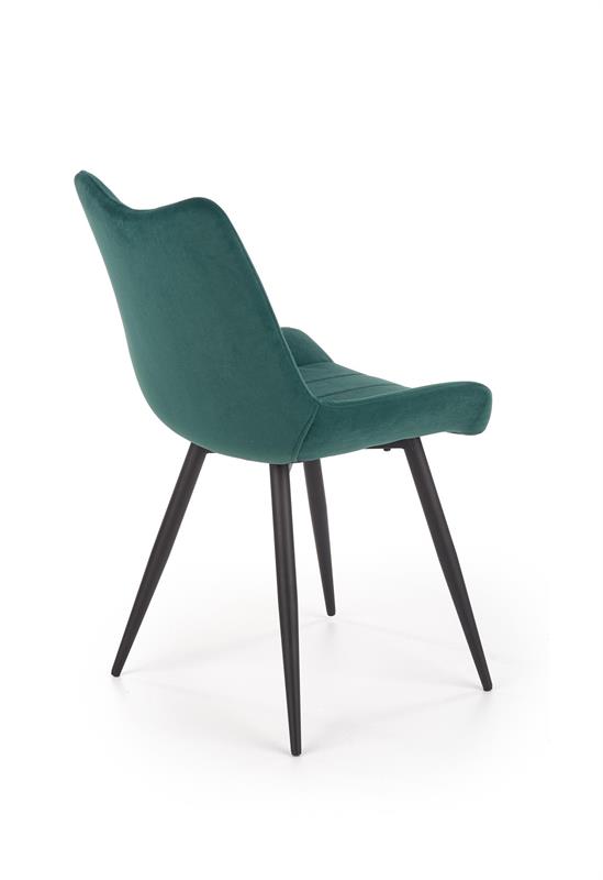 K388 stolička tmavo zelená