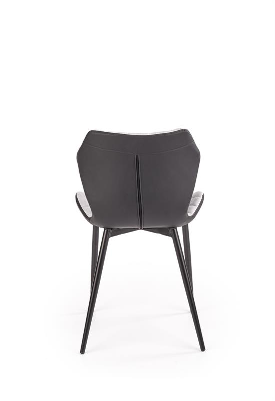 K389 jedálenská stolička čierna / šedá