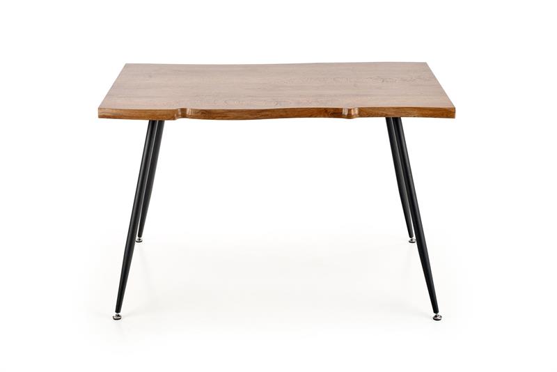 LARSON stôl, doska - prírodná, nohy - čierna