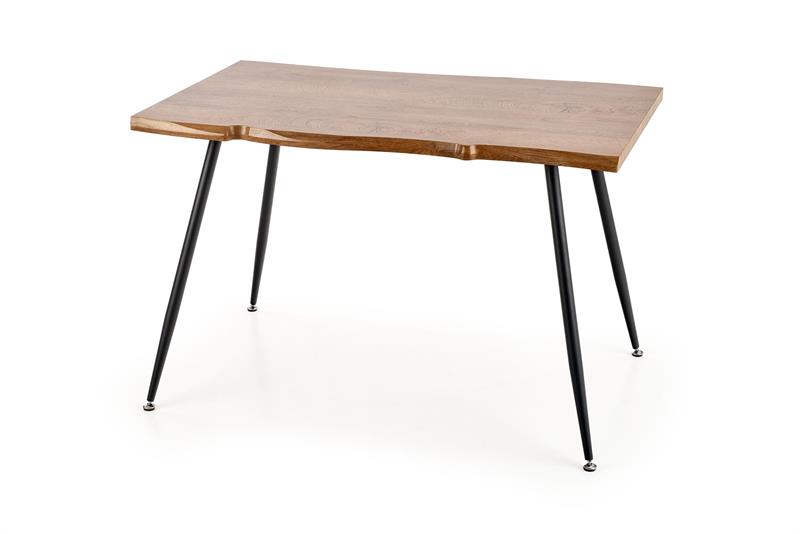 LARSON stôl, doska - prírodná, nohy - čierna