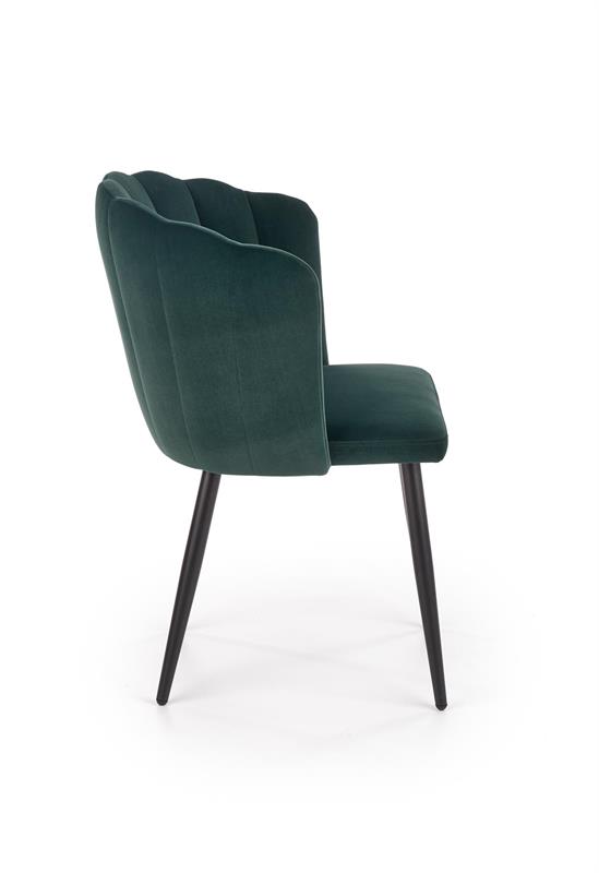 K386 stolička tmavo zelená