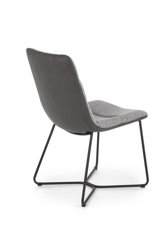 K403 stolička šedá / svetlo šedá