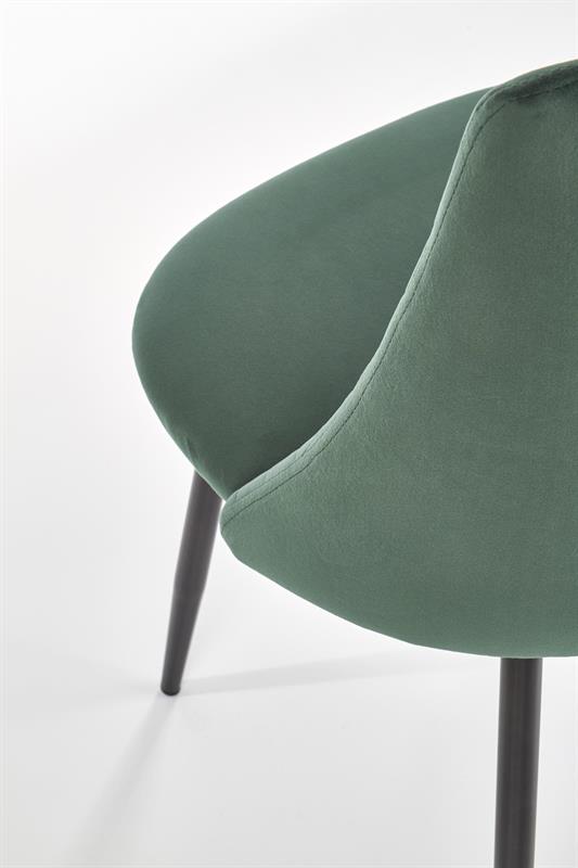 K405 jedálenská stolička tmavo zelená