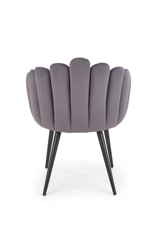 K410 stolička šedá velvet