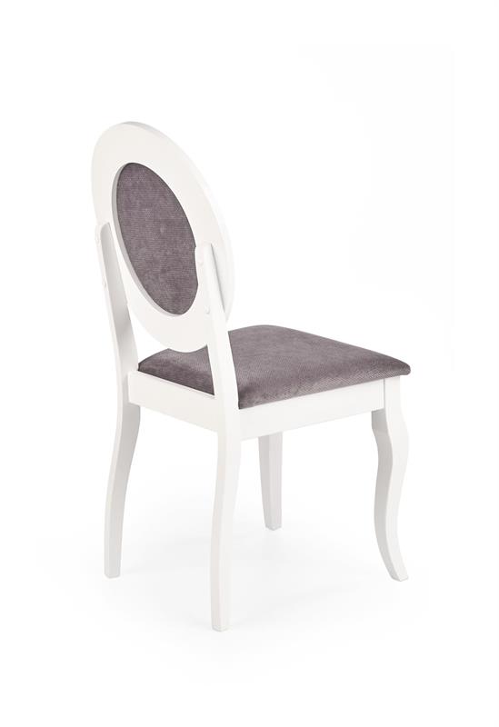 BAROCK stolička biely / šedá