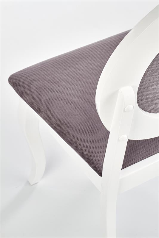 BAROCK stolička biely / šedá