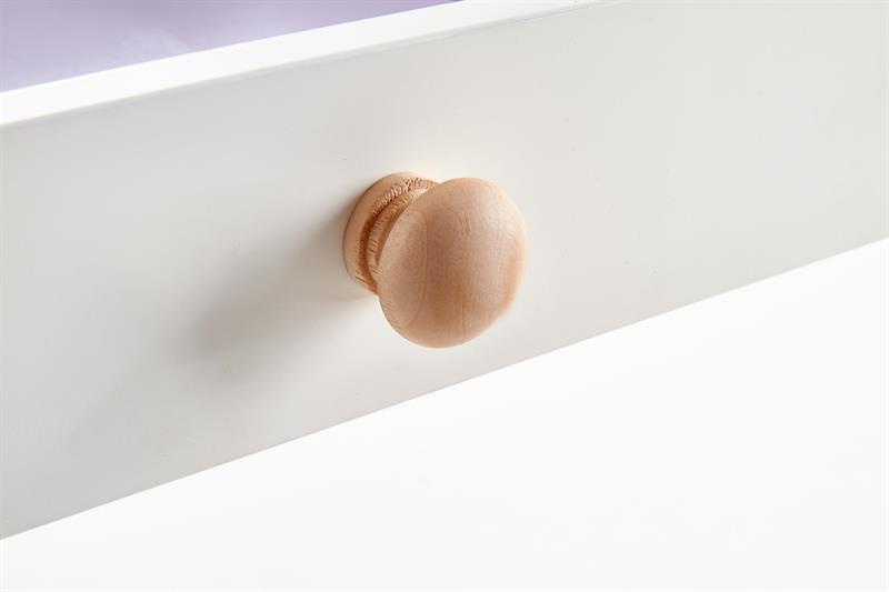 B34 PC stolík dub sonoma-biely