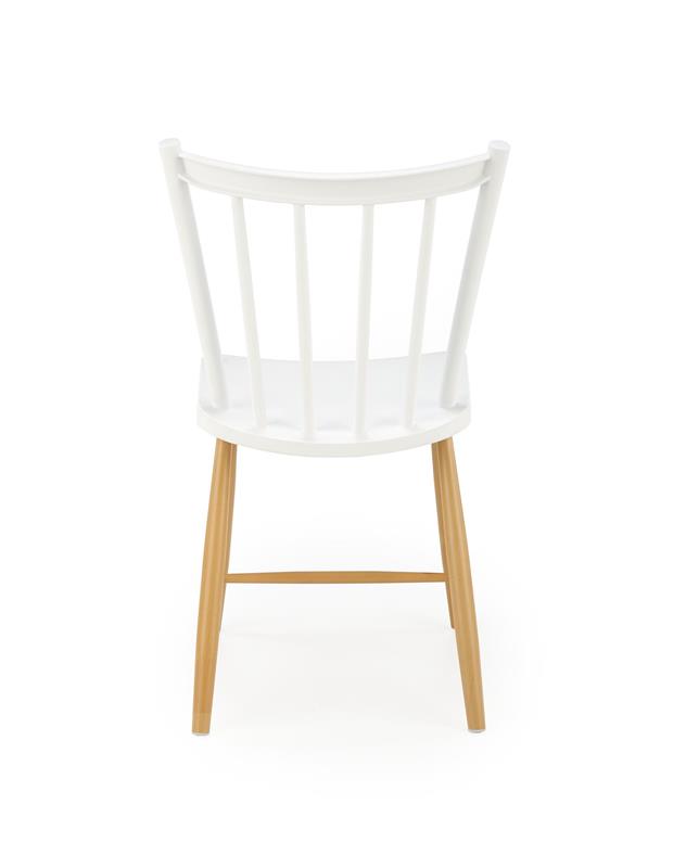 K419 stolička biela/prírodná