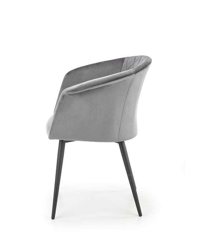 K421 stolička šedá
