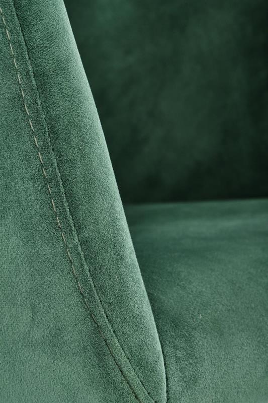 K421 stolička tmavo zelená