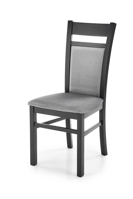 GERARD2 stolička čierna / čal: velvet Monolith 85 (šedá)