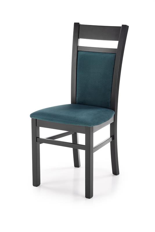 GERARD2 stolička čierna / čal: velvet Monolith 37 (tmavo zelená)
