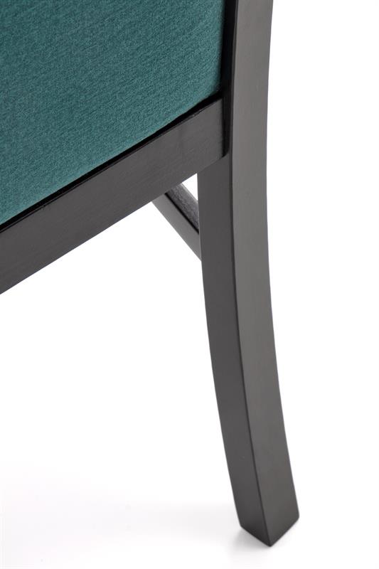 GERARD2 stolička čierna / čal: velvet Monolith 37 (tmavo zelená)