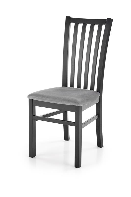 GERARD7 stolička čierna / čal: velvet Monolith 85 (šedá)