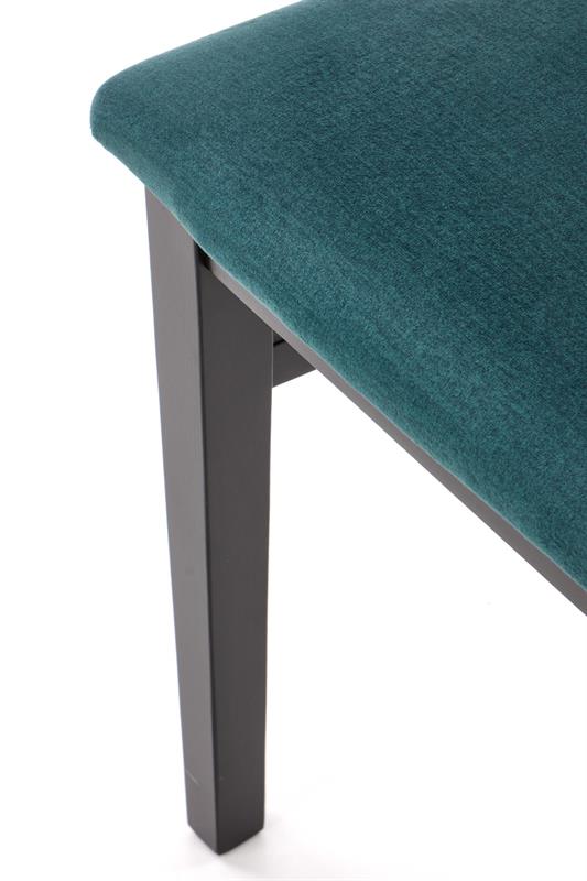 SYLWEK1 stolička čierna / čal: velvet Monolith 37 (tmavo zelená)