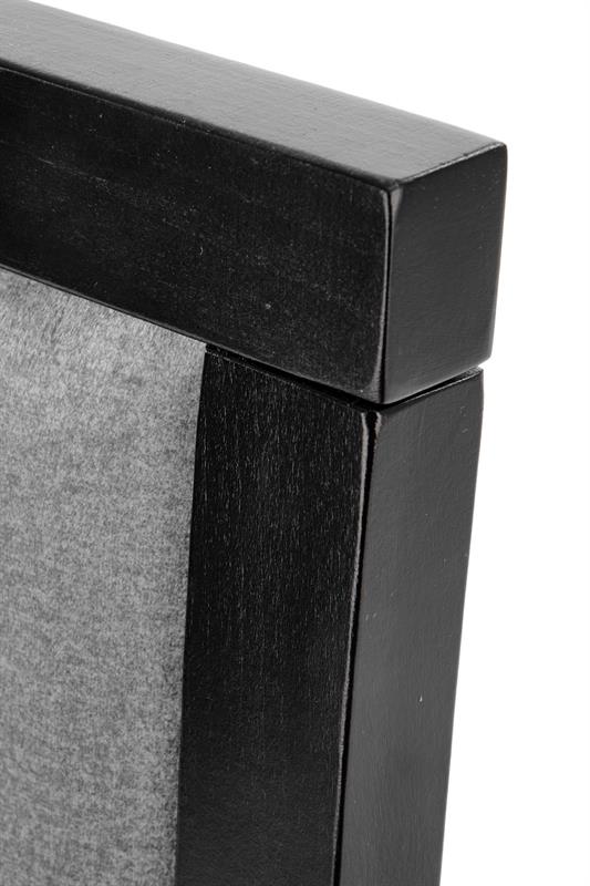 SYLWEK1 stolička čierna / čal: velvet Monolith 85 (šedá)