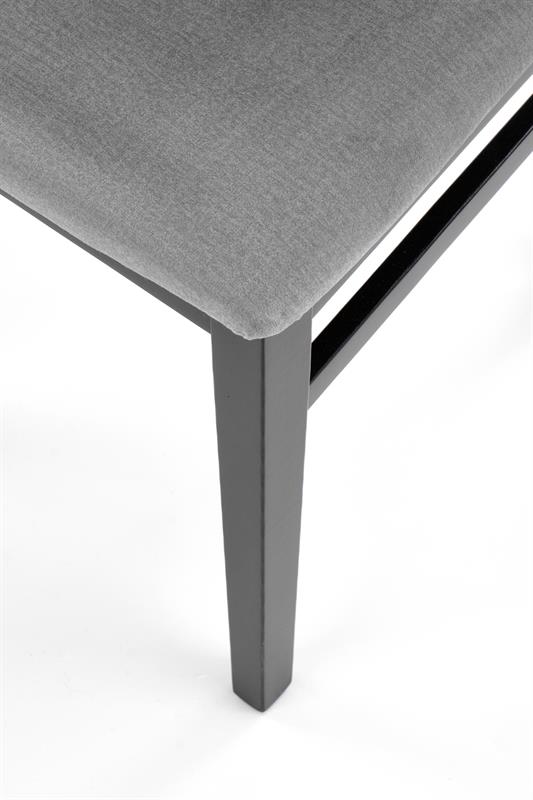 SYLWEK1 stolička čierna / čal: velvet Monolith 85 (šedá)