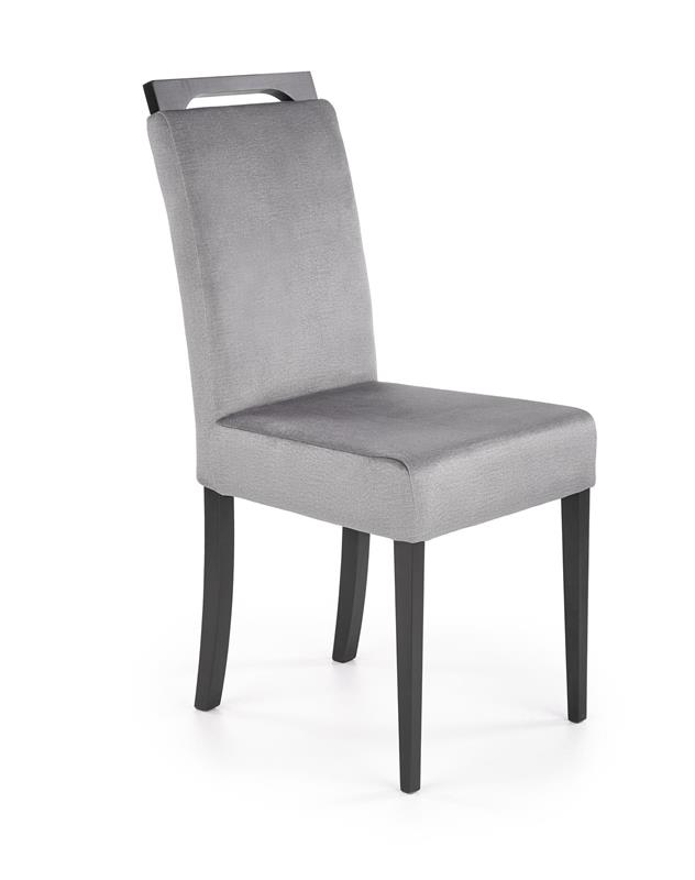 CLARION 2 stolička čierna / čal: MONOLITH 85 (šedá)