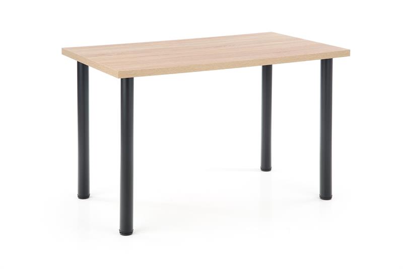 MODEX 2 120 stôl farba doska - dub sonoma, nohy - čierne