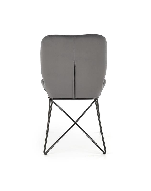 K454 stolička šedá
