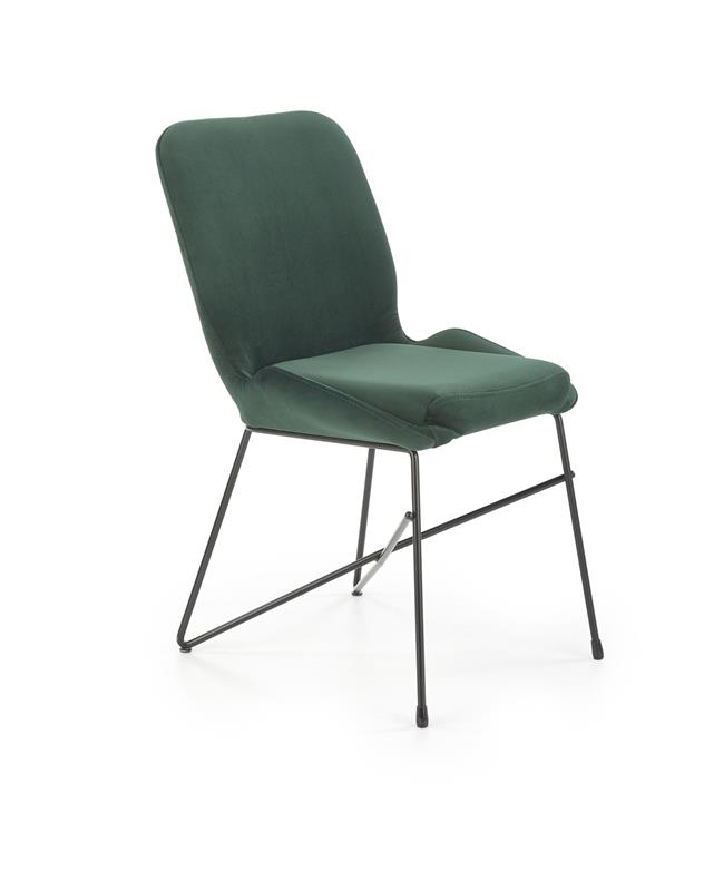 K454 stolička tmavo zelená