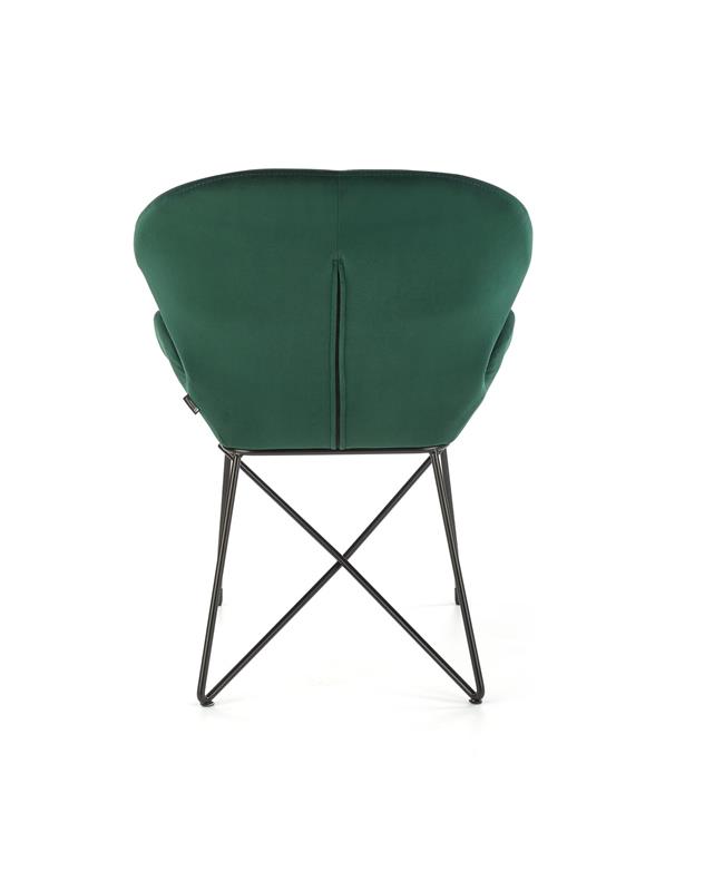 K458 stolička tmavo zelená