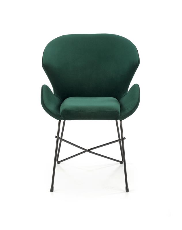 K458 stolička tmavo zelená